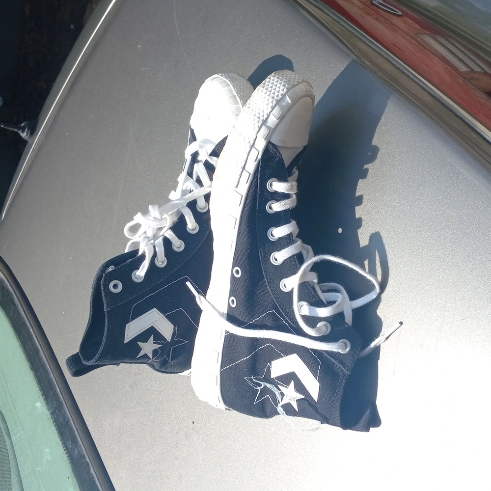 Black and white  Converse